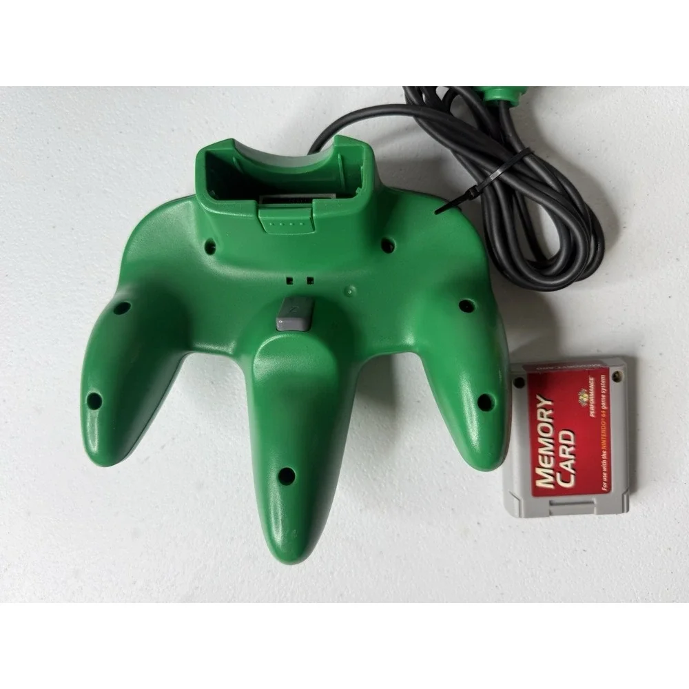 Nintendo 64 Home Console - Black With OEM Controller And Memory Card Tested